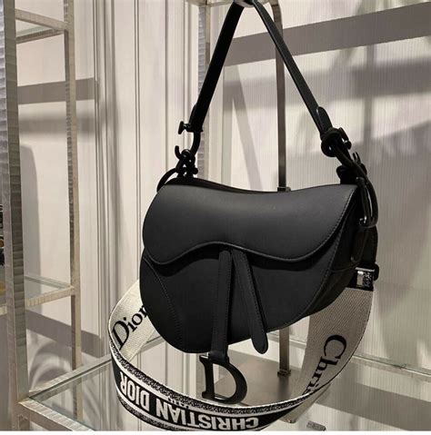 dior saddle bag all black|dior saddle bag black inside.